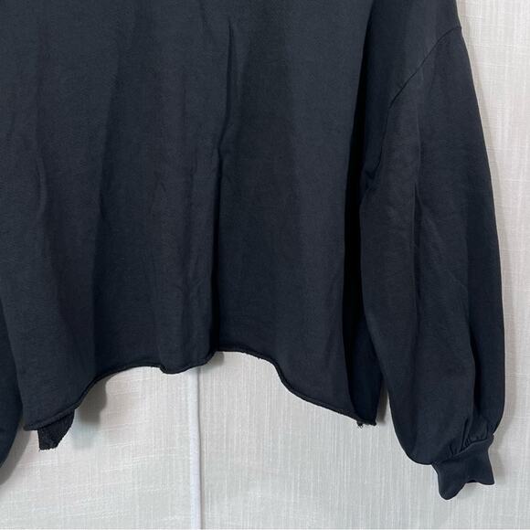 Urban Outfitters Out From Under Grey Pullover Notch Neck Sweatshirt Size S - Picture 10 of 14